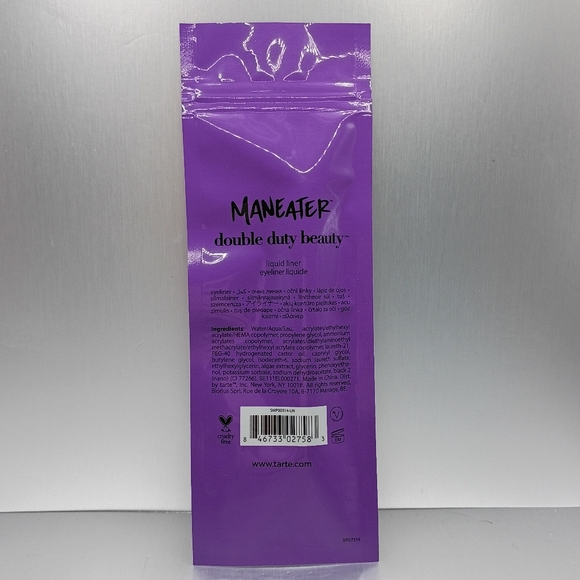 5 For $25 Item🌸 Tarte Maneater Double Duty Beauty Liquid Liner shade BLACK - Picture 2 of 3